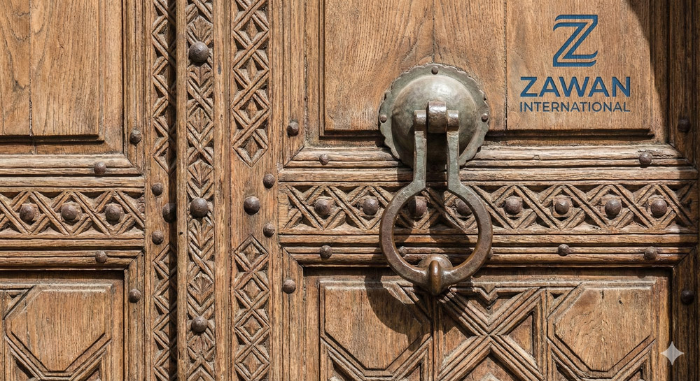 Puerta Zawan inveriosnes en Marruecos